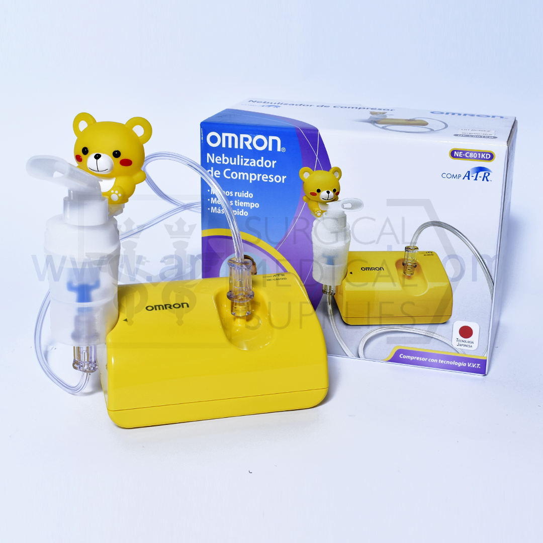 Nebulizador de compresor infantil NE-C801KDLA Omron - Farmaclub