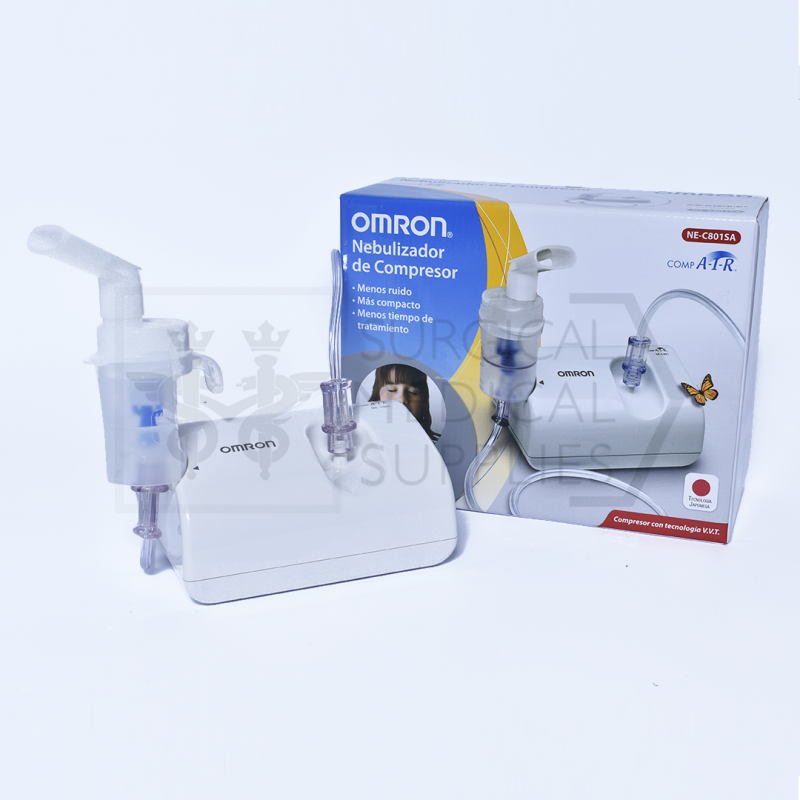 Nebulizador De Compresor Con V.V.T. Omron NE-C801S – Caterina Articulos  Medicos
